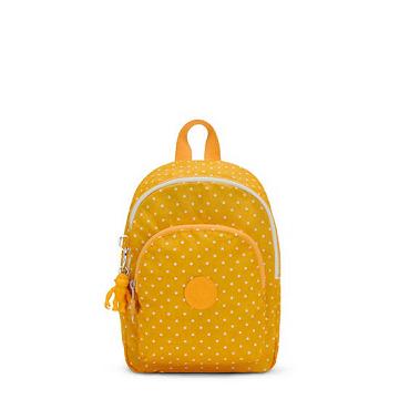 Kipling Curtis Compact Printed Convertible Rugzak Geel | BE 1545DF